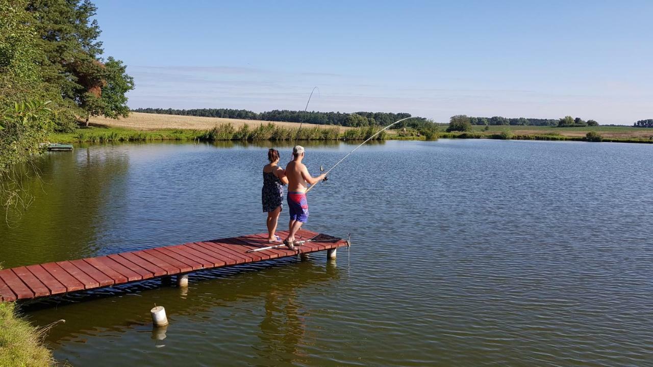 Stawy U Sikory - Dom Rybak - Agroturystyka I Lowisko Nowa Wies  Bagian luar foto